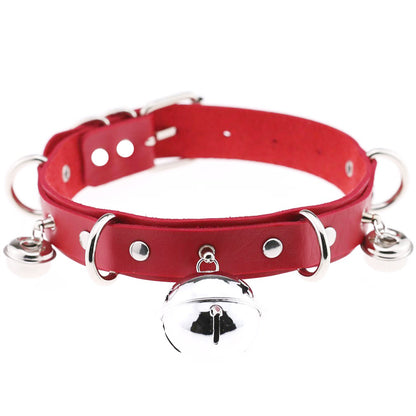 Punk Eye-catching Sexy Leather Collar Unique Necklaces