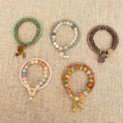 Chinese Color Beaded Female Everyday Joker Trendy Antique Bracelets