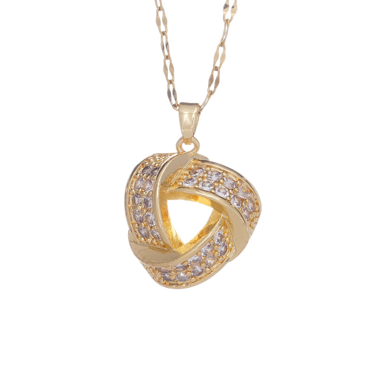 Women's Zircon Geometric Special Interest Light Luxury Design Necklaces