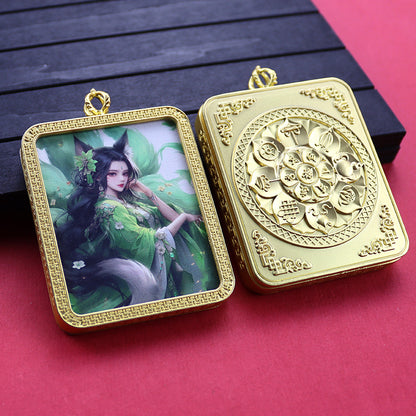 Ethnic Style Golden Fox Previous Life Pendants