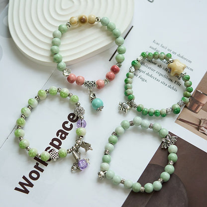 Ceramic Chinese Style Simple Fresh Ancient Beaded Bracelets