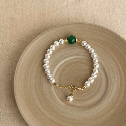 Natural Pearl Female French Minority High Bracelets