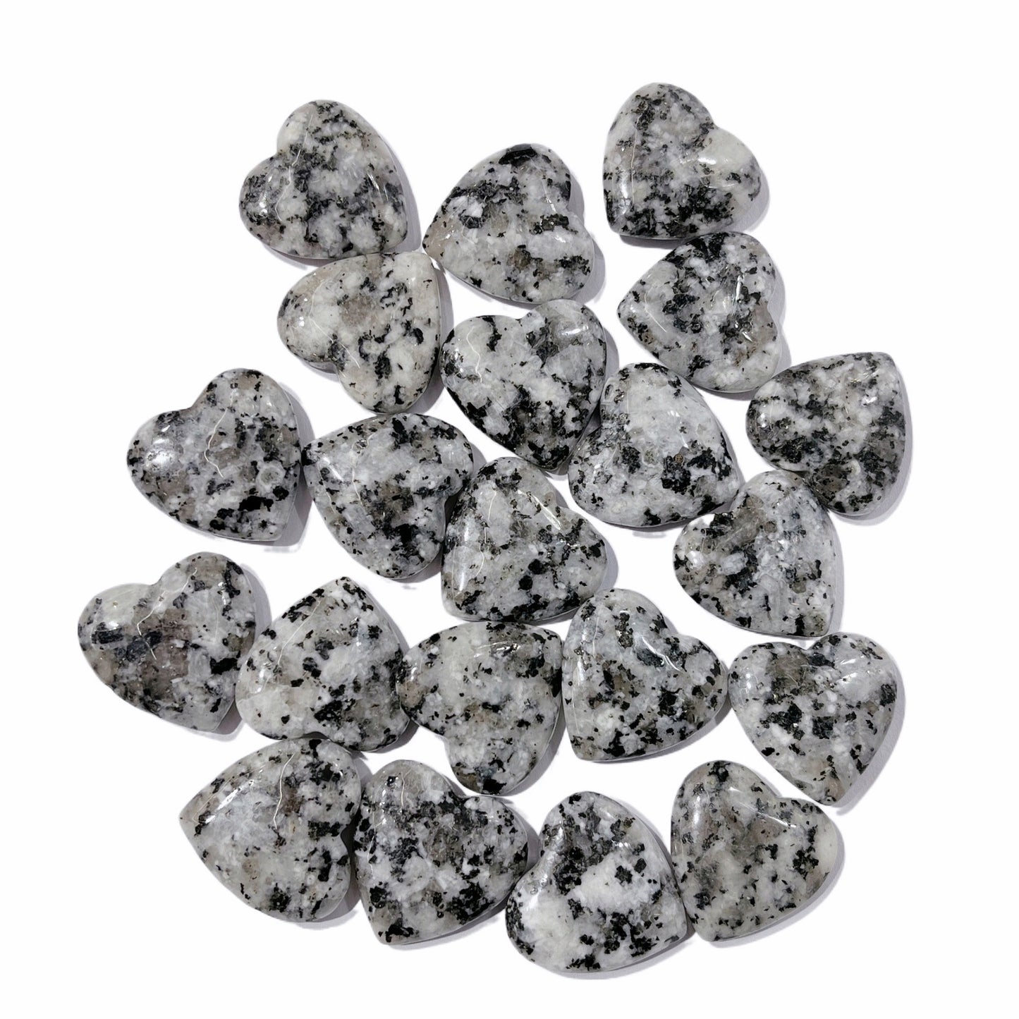 Natural Crystal Love Stone Heart-shaped Ornaments Pendants