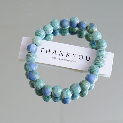 Artistic Idyllic Sweet Gradient Color Beaded Bracelets