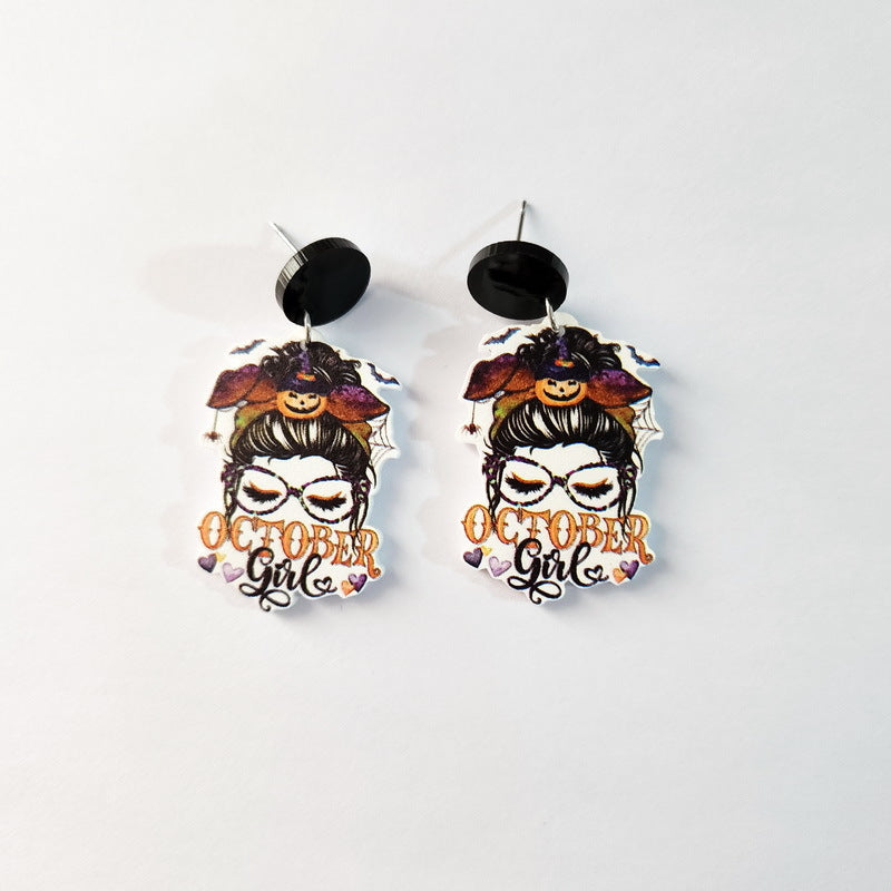 Halloween Rainbow Elf Pumpkin Bat Truck Rings