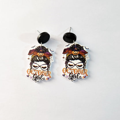 Halloween Rainbow Elf Pumpkin Bat Truck Rings