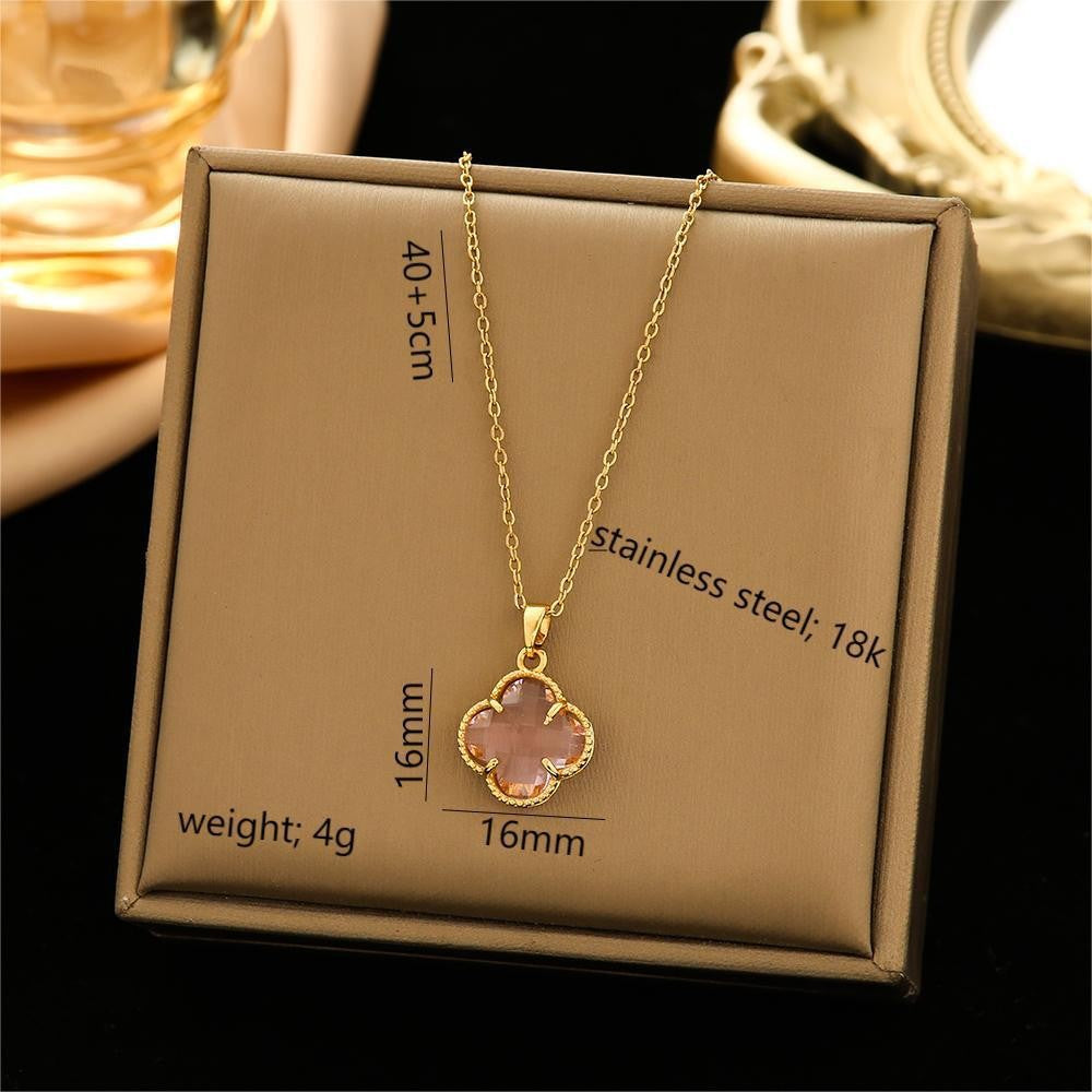 Women's Steel Ornament Design High-grade Light Luxury Necklaces