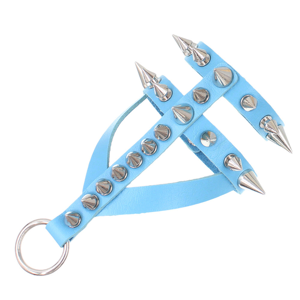 Gothic Leather Alloy Pointed Rivet Punk Bracelets