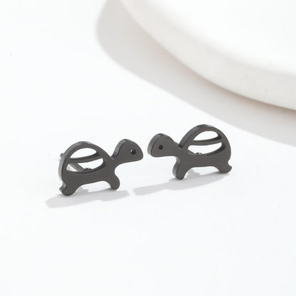 Stainless Steel Mini Turtle Personalized Cute Earrings