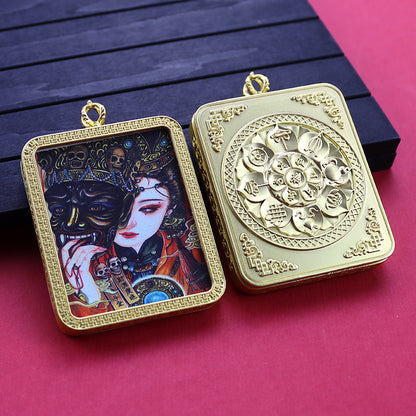 Fifth Master Small Yellow God Wealth Pendants