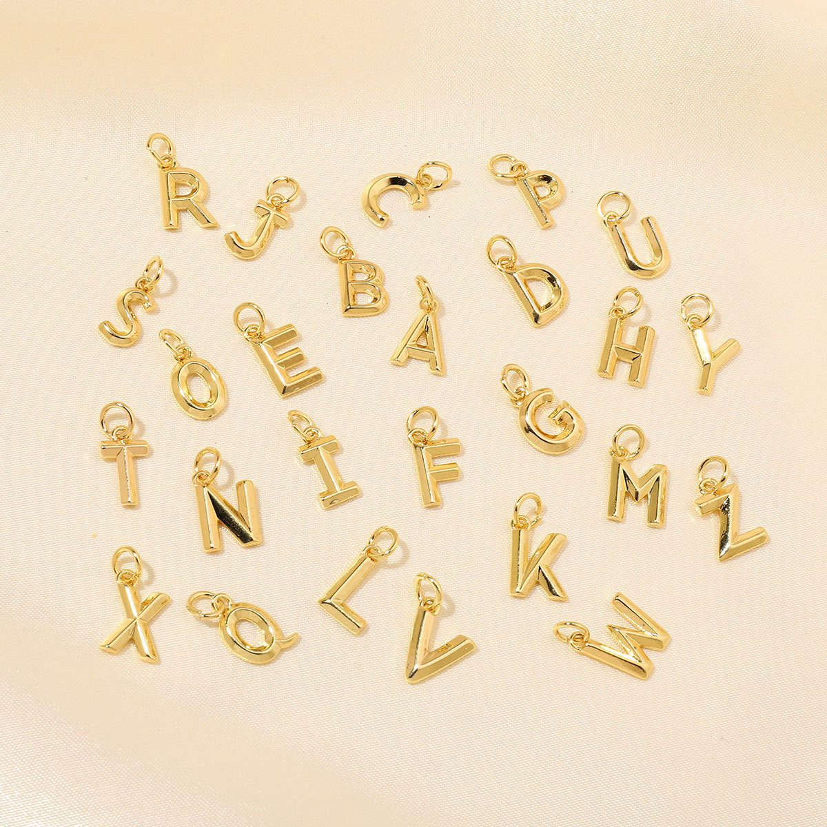 Real Gold Color Retaining English Letter Female Necklaces