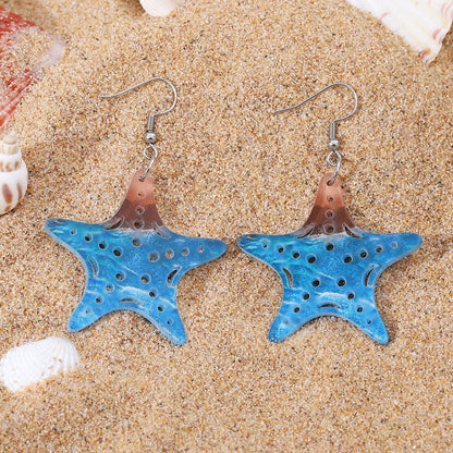 Style Summer Seaside Beach Starfish Turtle Pendants