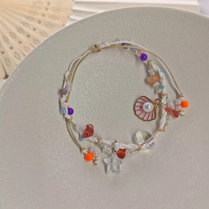 Woven Color Gravel Carrying Strap Niche Bracelets