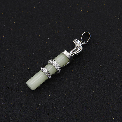 Alloy Sier For Male Cylindrical Hip Necklaces