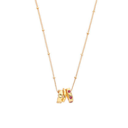 Women's Zircon Simple Style Fashionable Retro Neck Necklaces