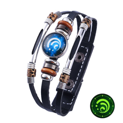 Women's & Men's Game Eye Of Wind Fire Thunder Ice Elements Trendy Bracelets