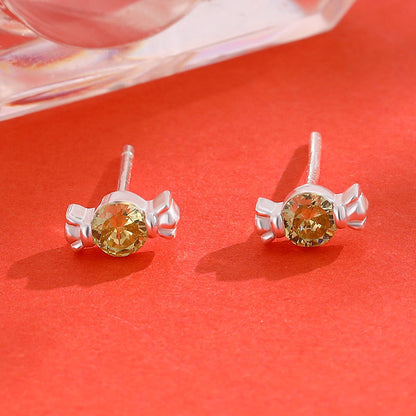 Design Niche Style Sweet Candy Color Earrings