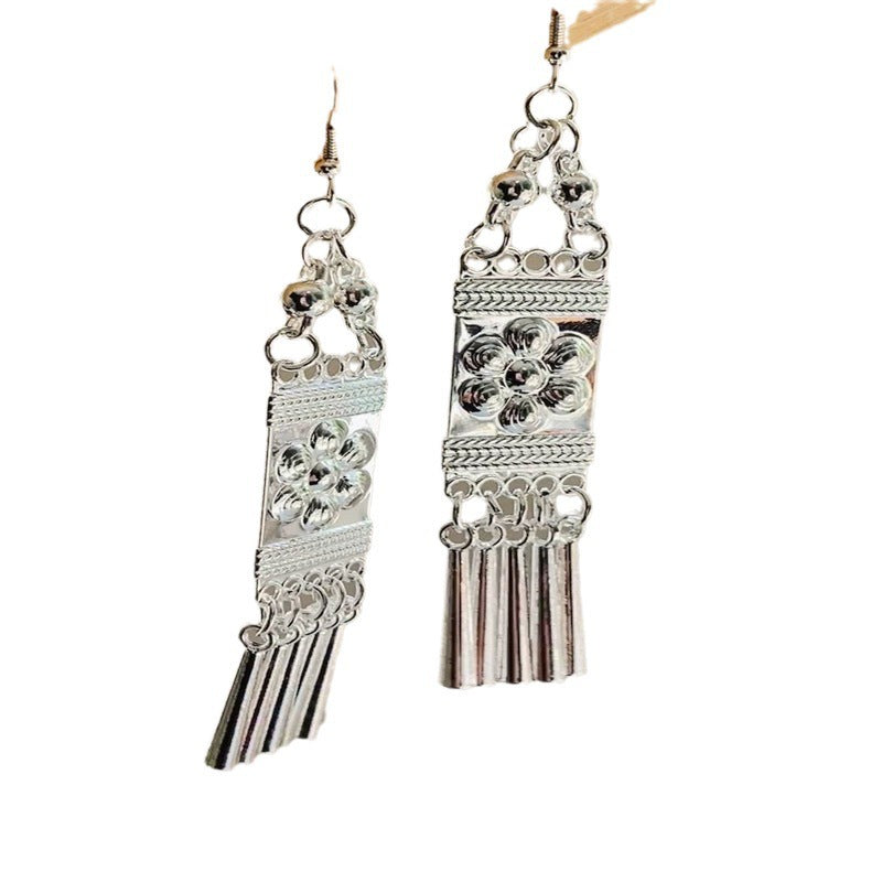 Chinese Style Beauty Long Type Imitation Earrings