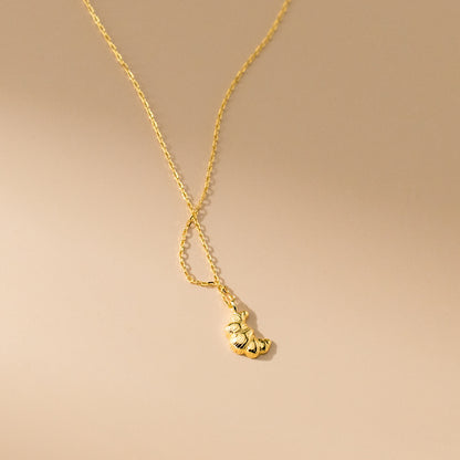 Women's Sterling Sier Mini Ode Croissant Niche Necklaces
