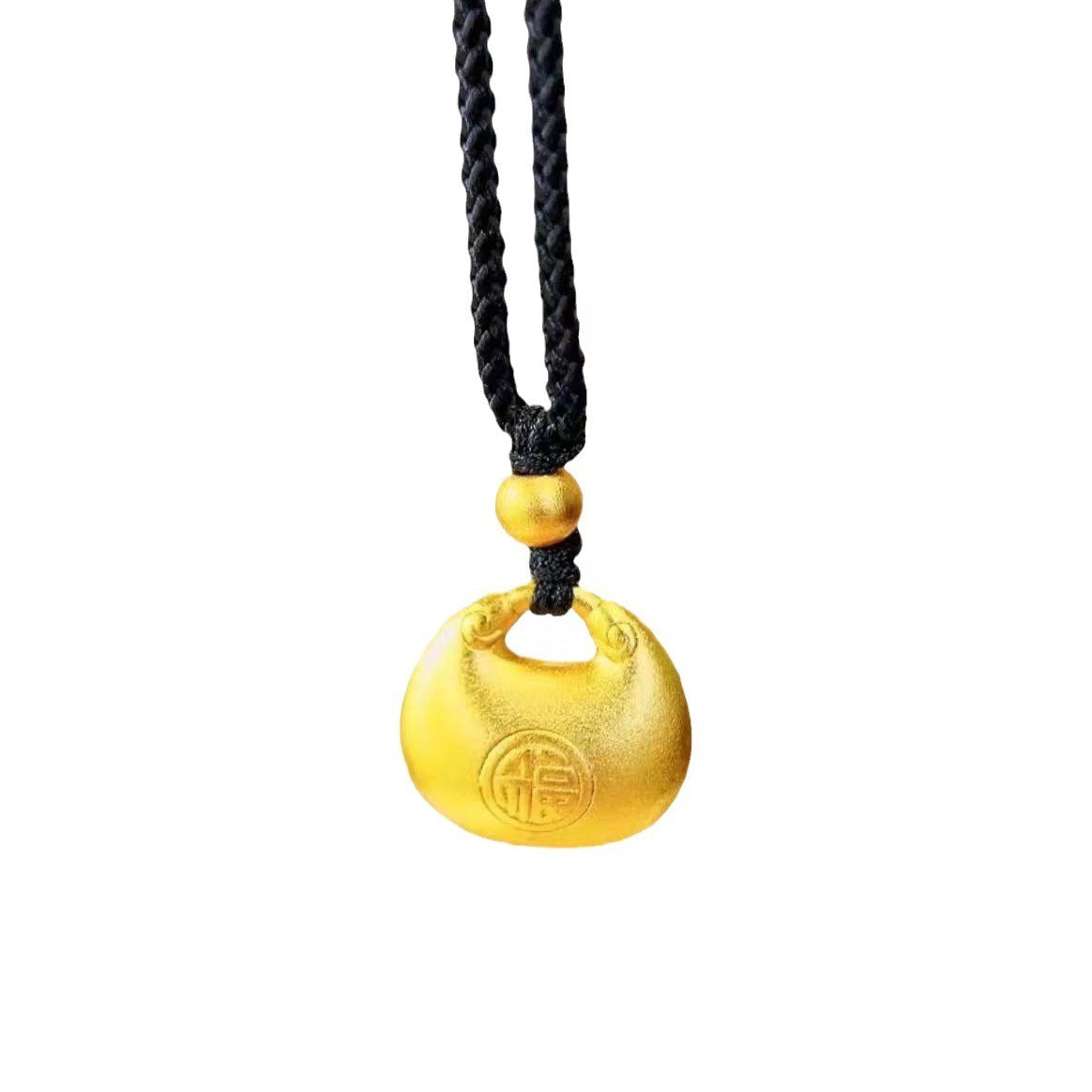 Fat Fu Fashion Woven Black Rope Pendants