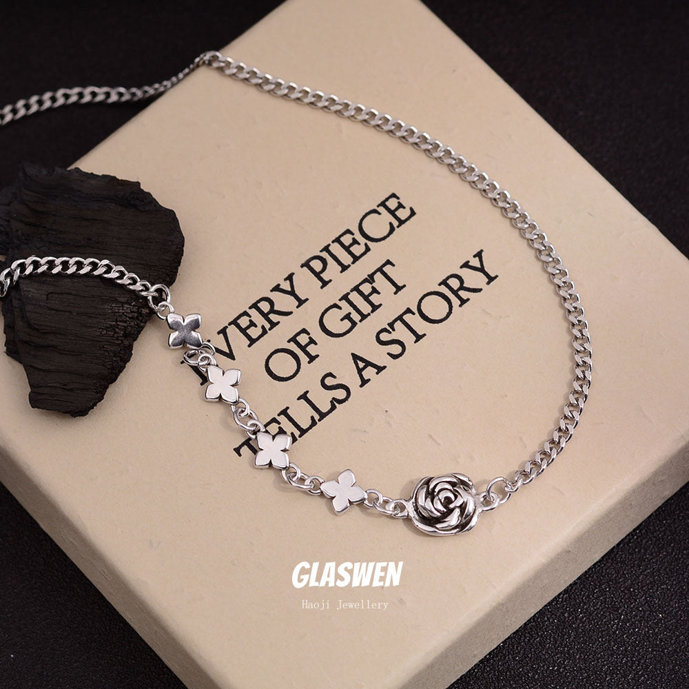 High-grade Graceful Universal Chain Matching Female Personality Geometry Necklaces