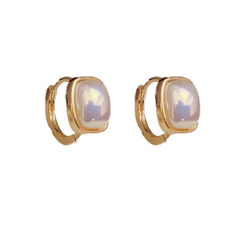 Pearl Ear Clip Female Minority Elegant Earrings