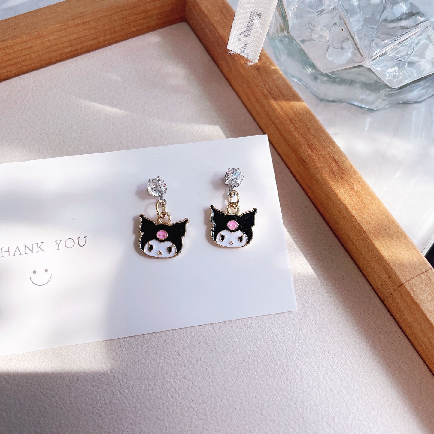 Cartoon Young Cute Melody Clow Pom Earrings