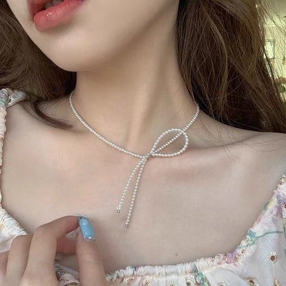 Women's Elegance French Classic Style Clavicle Chain Necklaces