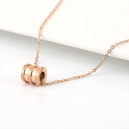 Women's Gold Small Waist Titanium Steel Accessories Korean Simple Mori Necklaces