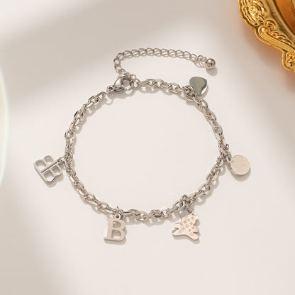 Hip Hop Bear Female Summer Niche Design Bracelets