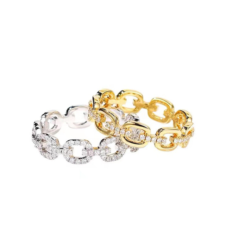Chain Female Design Fashion Personality High Rings