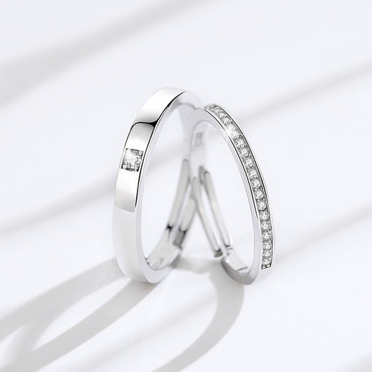 Women's & Men's Rest Of Your Life One Pair Light Rings