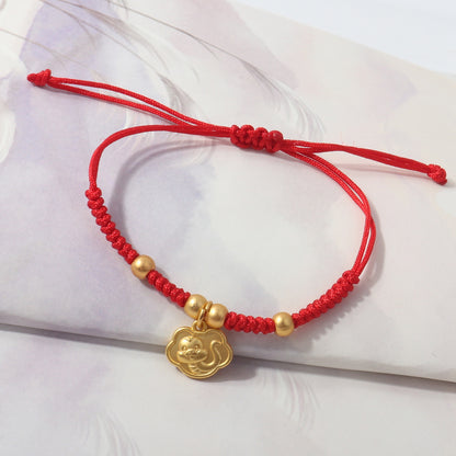 Year Of Snake Woven Love Holding Rabbit Spirit Bracelets