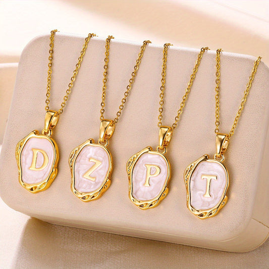 Women's Letters Vintage Fashion Simple High-grade Clavicle Necklaces