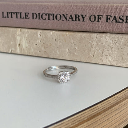 Women's Simple Design Small Pieces Of Sier Pearl Rings