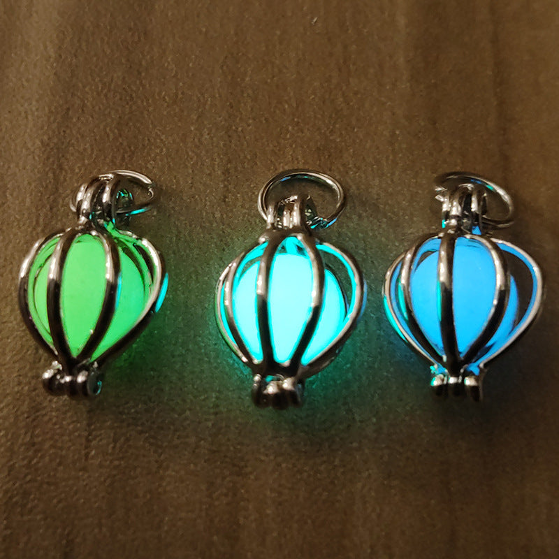 Luminous Stone Lantern Can Be Opened Oil Eardrop Frame Pendants