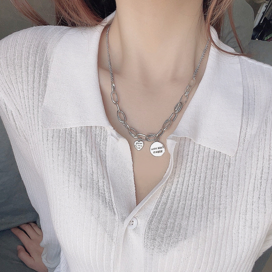 Niche Design Love High Sense Sweater Necklaces