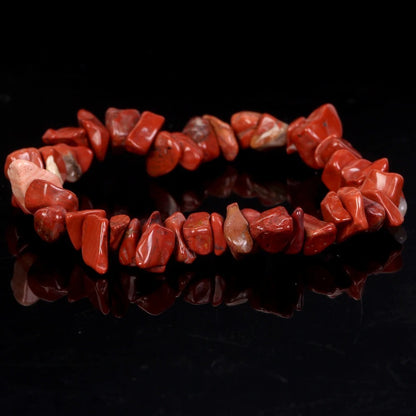 Natural Gravel Amethyst Elastic String Stretchable Bracelets