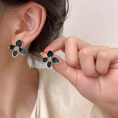 Affordable Luxury Fashion High-grade Small Fresh Flower Earrings