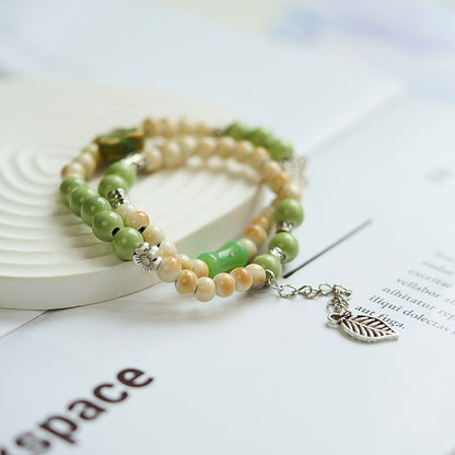 Ceramic Chinese Style Simple Fresh Ancient Beaded Bracelets
