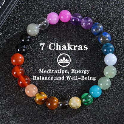 Bohemian Colorful Stone Tigereye Crystal String Beads Bracelets