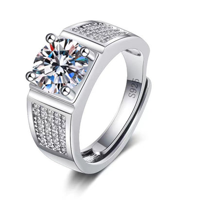 Moissanite Female Live Streaming On Opening Rings