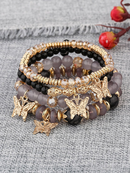 Women's Fashion Jewelry Bohemian Multilayer Crystal Beads Pendants