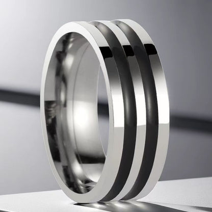 Men's Steel Niche Electroplating Domineering Wind Stainless Rings