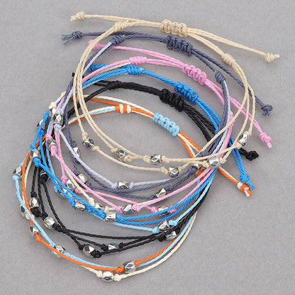 Women's Line Woven Wave Source Bohemian Style Anklet Bracelets