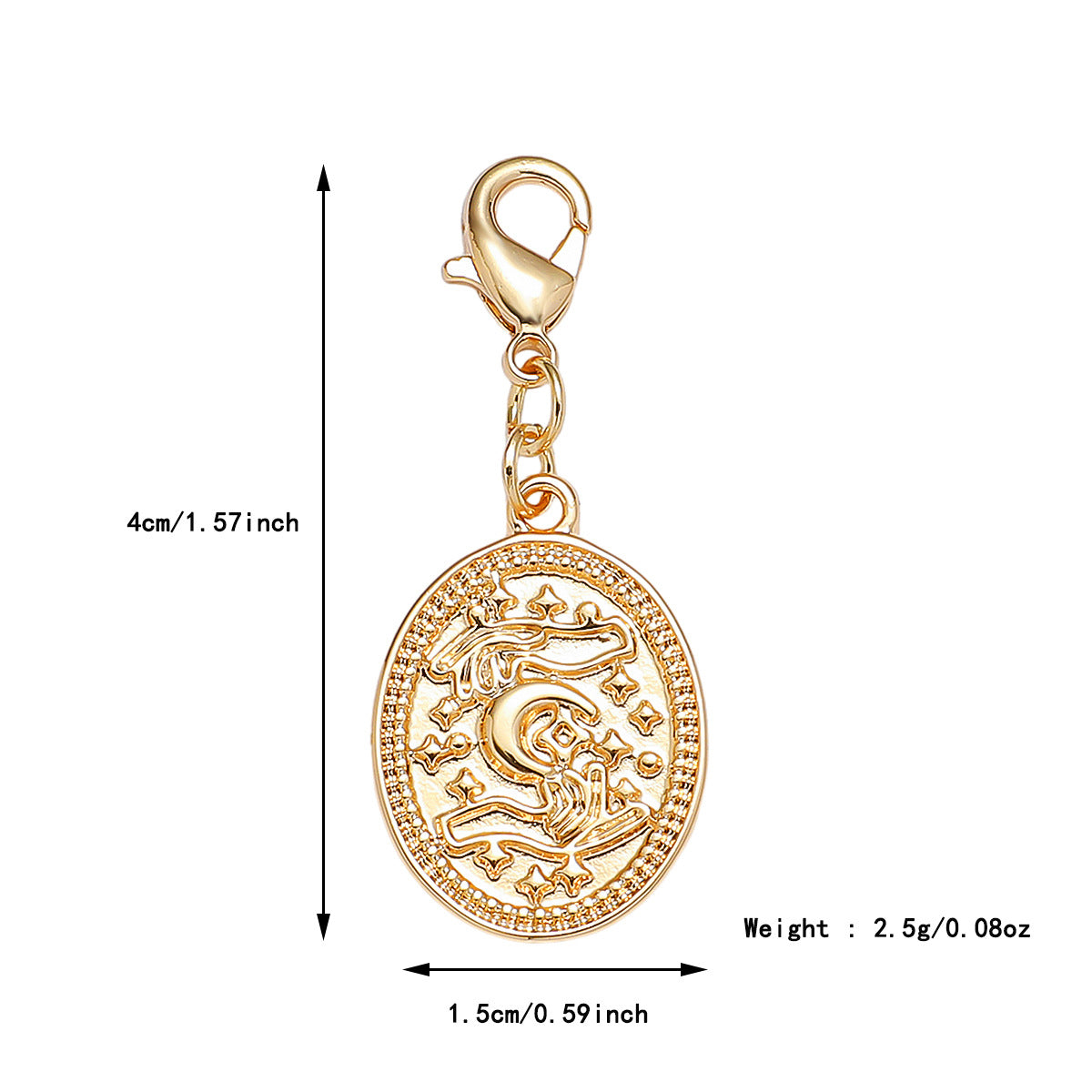 Detachable Personality Matching Tarot Stainless Steel Pendants