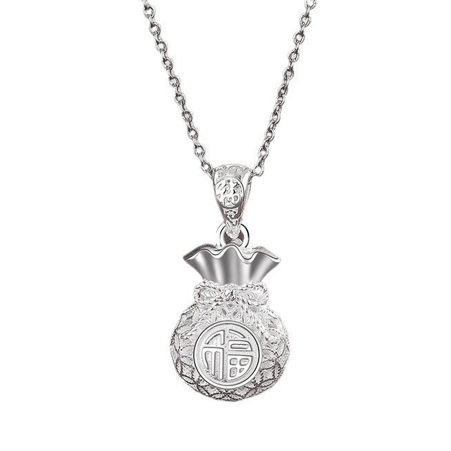 Women's Bag Single Hollow Lucky Sterling National Pendants