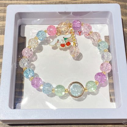 Boxed Beaded Colored Glaze Beads Jewelry Bracelets