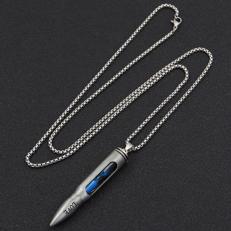 Men's Chain Hip Hop Style Titanium Steel Couple Necklaces