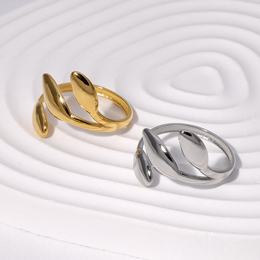 Titanium Steel Female Korean Niche Bag Rings